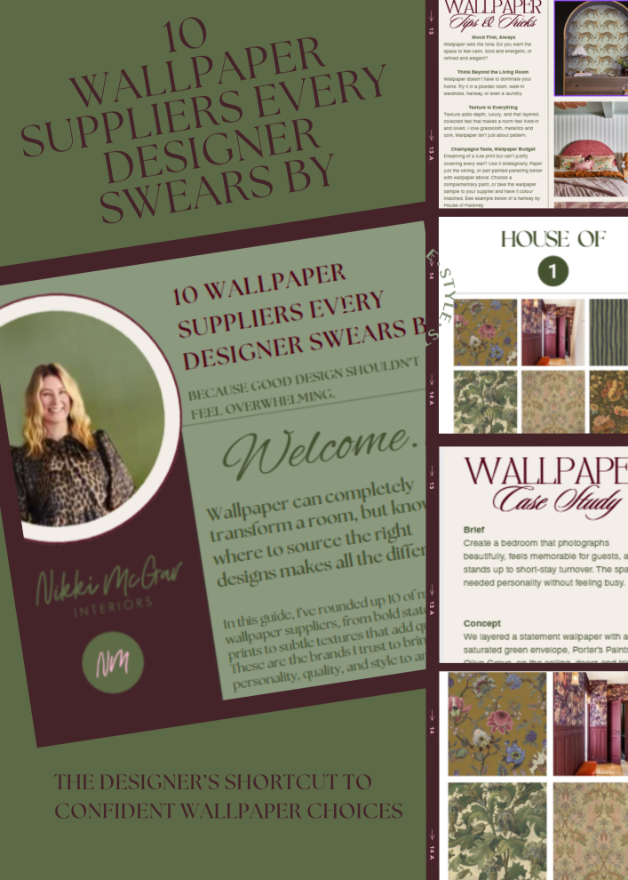 Wallpaper guide by a designer. Best Wallpapers. 10 Wallpaper Suppliers Every Designer Swears By