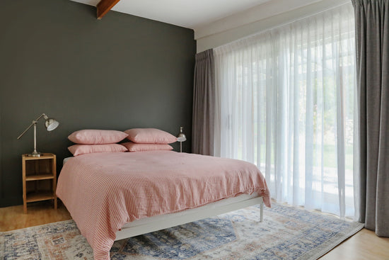 Before: Original Merimbula Airbnb bedroom prior to styling by Nikki McGar Interiors